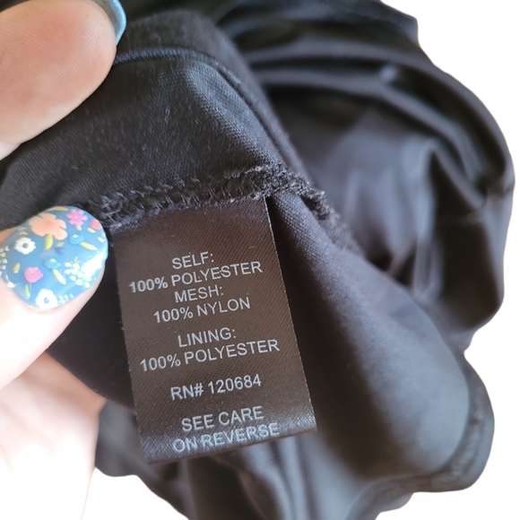 Torrid Floral Embroidered Mesh Little Black Dress - Picture 9 of 13